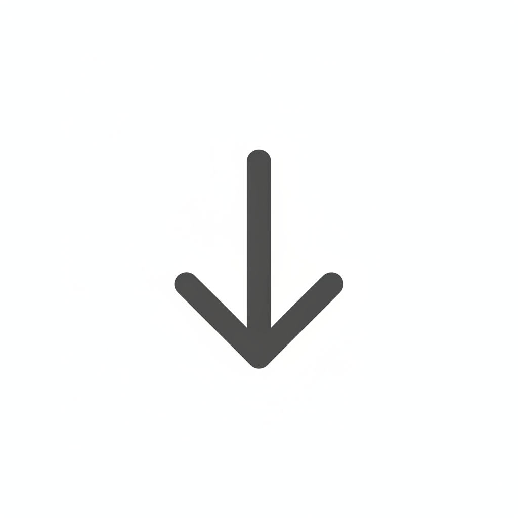 downwards arrow